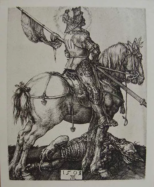 Der heilige Georg zu Pferd