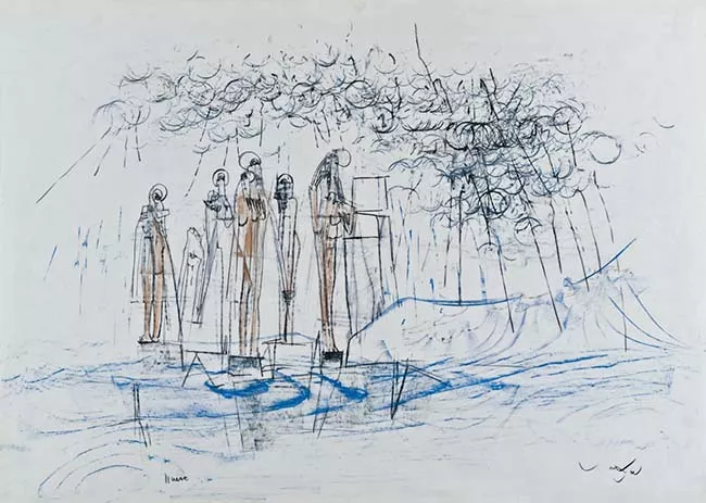 Llueve (Composición I)