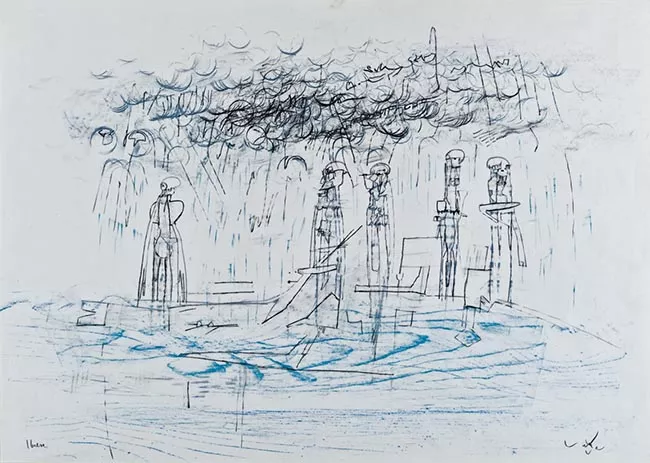 Llueve (Composición IV)