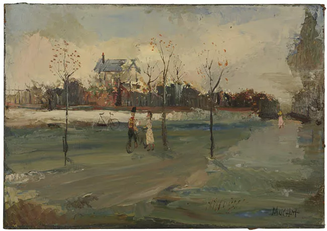 Ménilmontant, bajo la nieve