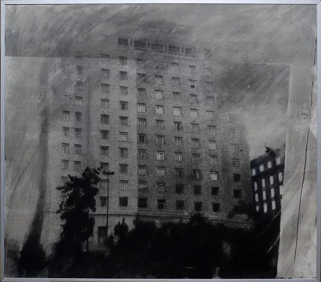 Hotel Carrera, de la serie Pictográfica de Santiago