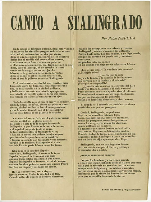 Canto a Stalingrado