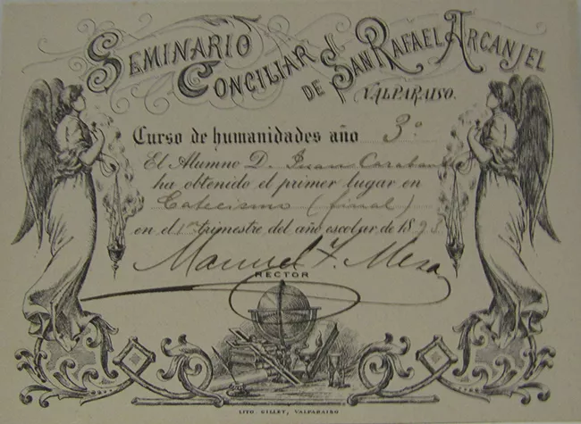 Primer lugar en catecismo 