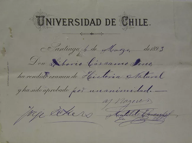 Certificado de Estudios 
