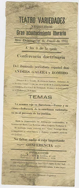 Aviso de Conferencia doctrinaria 