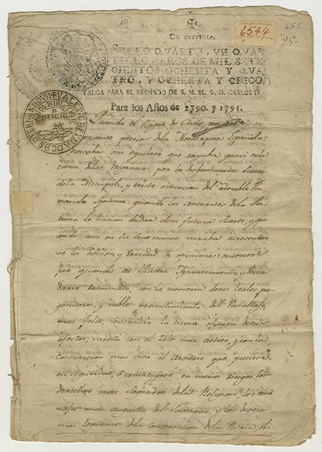  Copia del Acta de la instalación del Congreso Nacional, en 5 de julio de 1811. Presidencia de Don Juan Antonio Ovalle
