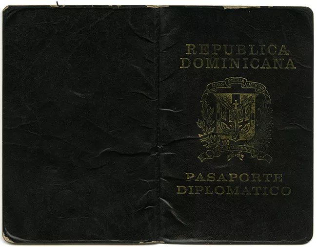 Pasaporte Diplomático de República Dominicana perteneciente a Anselmo Sule