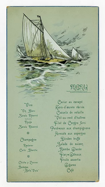 Menú a Alberto F. Herrera 