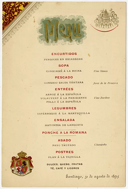 Menú (sin especificaciones)