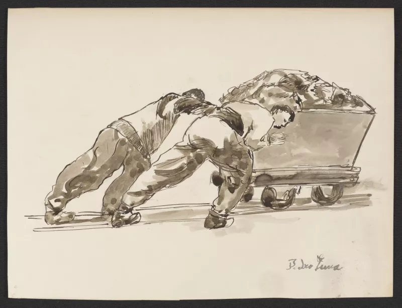 Mineros (Boceto)