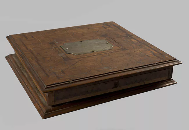 Caja con apero de jinete y cabalgadura de Emilio Körner