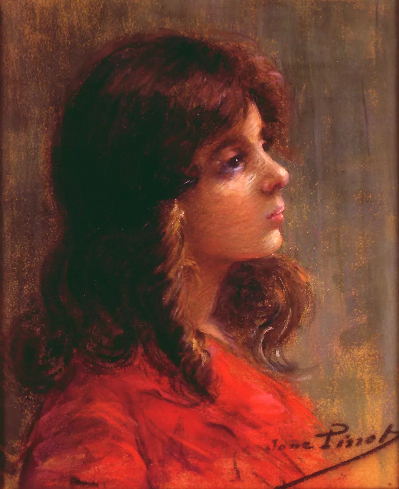 Niña de rojo