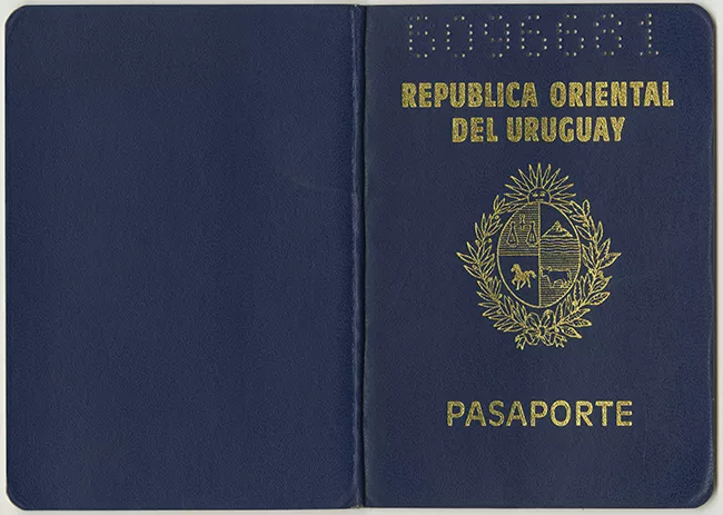 Pasaporte de República Oriental del Uruguay otorgado a Anselmo Sule