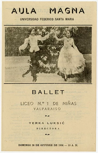Programa de Ballet Liceo N° de Niñas
