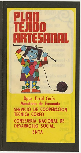 Plan tejido artesanal. Departamento Textil Corfo.