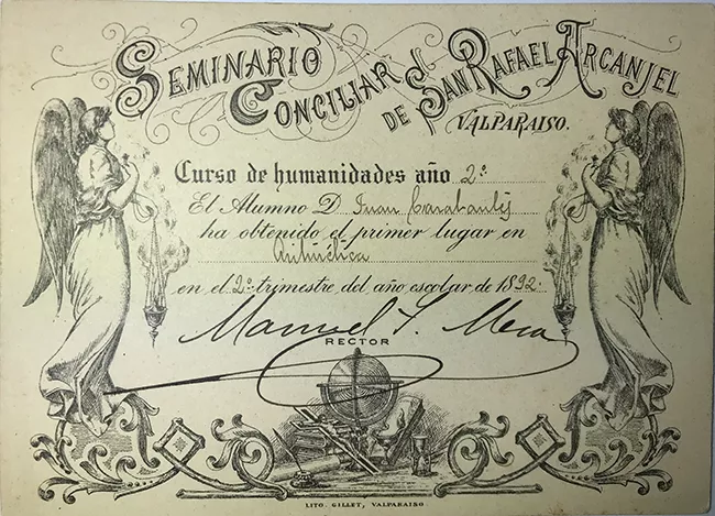 Primer lugar en aritmética Juan Carabantes