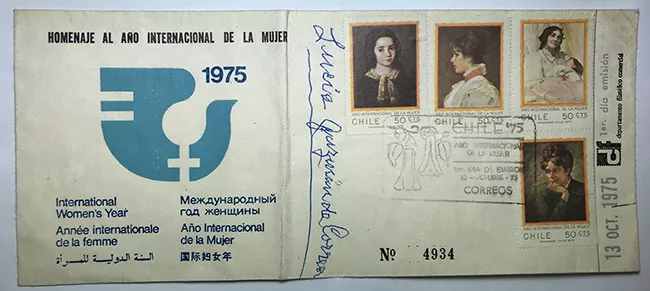 Homenaje al año Internacional de la mujer 1975