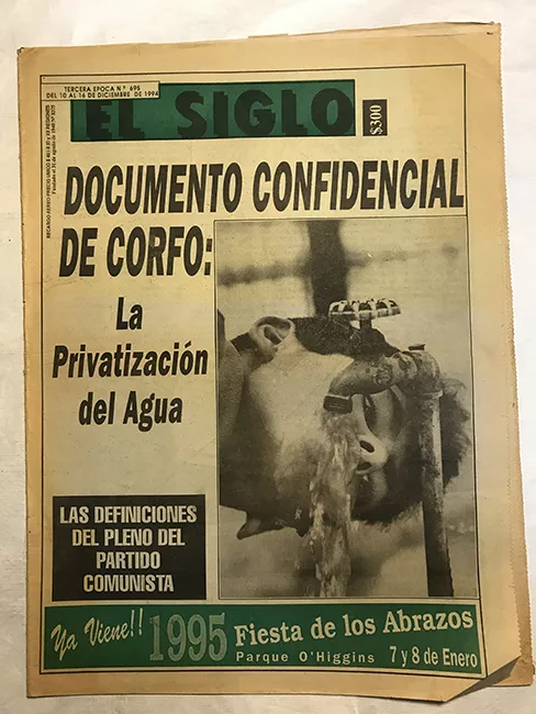 Diario El Siglo del 10 al 16 de diciembre de 1994