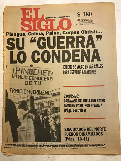 Diario El Siglo del 17 al 23 de junio de 1990
