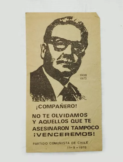 Conmemoración de la muerte de Salvador Allende