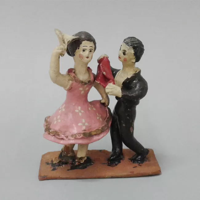 Pareja bailando cueca