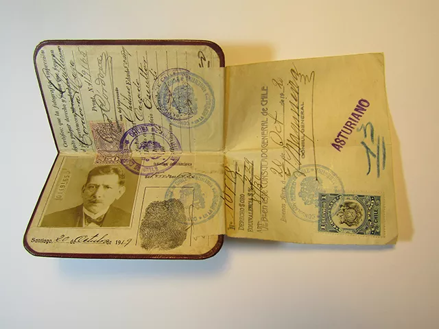 Cédula de identidad de Guillermo Córdova