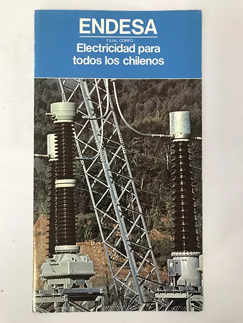 Endesa. Filial CORFO. Electricidad para todos los chilenos