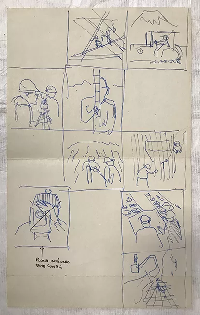 Boceto para revista de Luis Ladrón de Guevara