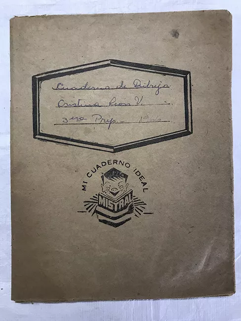 Cuaderno de dibujo 3a Preparatoria de Cristina León Villavicencio