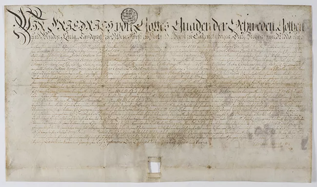 Título de dominio de George Friederich