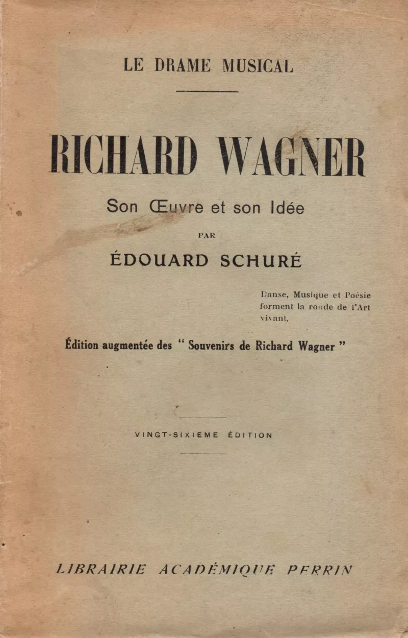 Le drame musical Richard Wagner