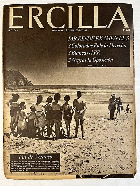 Ercilla N°1345. Año XXVII. JAR rinde examen el 5