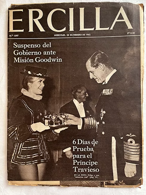 Ercilla N°1397. Año XXVIII. 6 días de prueba para el Príncipe Travieso