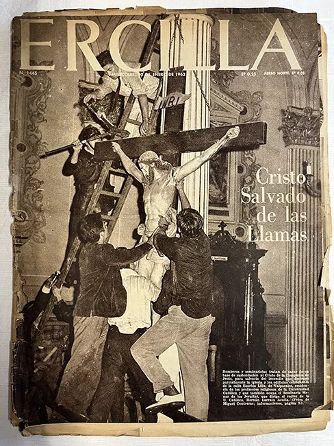 Ercilla N°1445. Año XIX. Cristo salvado de las llamas