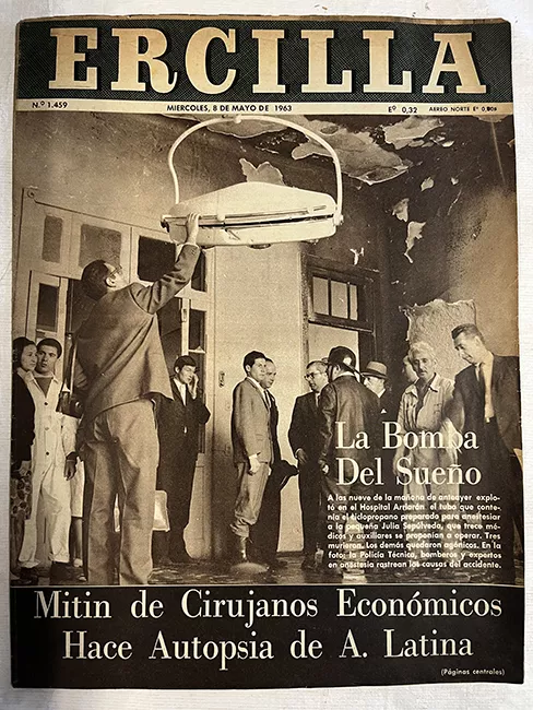Ercilla N°1459. Año XIX.  La bomba de sueño