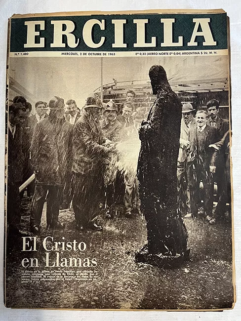 Ercilla N°1480. Año XIX. El Cristo en llamas