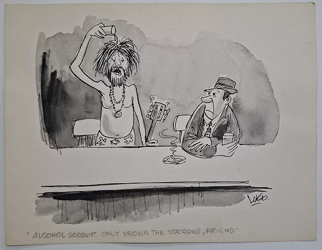 Alcohol doesn't only drown the sorrows, friends