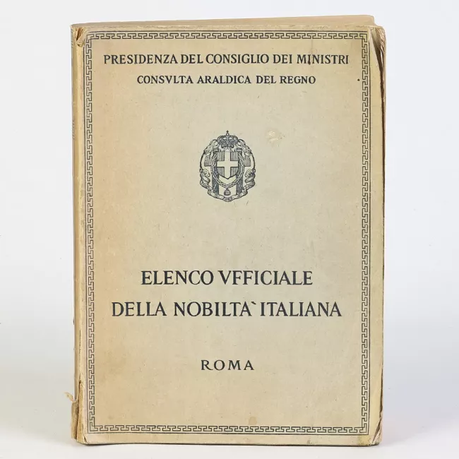 Elenco Vfficiale della Nobilta´Italiana