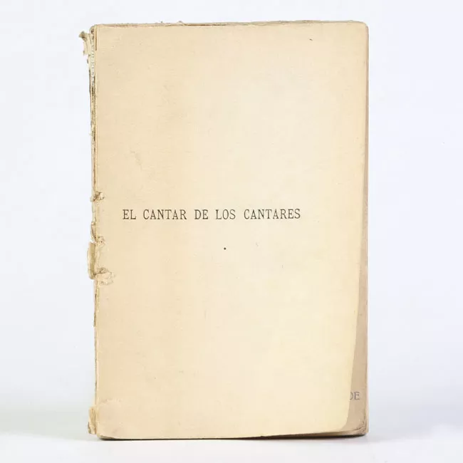 El cantar de los cantares