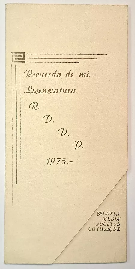 Recuerdo licenciatura de Raúl David Duhart Peña