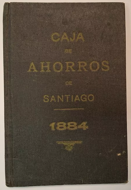 Libreta de la Caja de Ahorros de Santiago 
