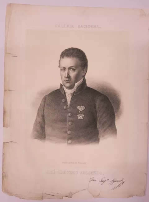 RETRATO DE JOSE GREGORIO ARGOMEDO MONTER